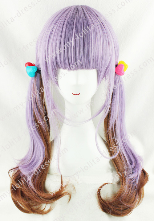 Amo Purple Brown Blended Lolita Wig