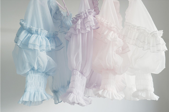 BabySong~ Summer Organza Lolita inner blouse