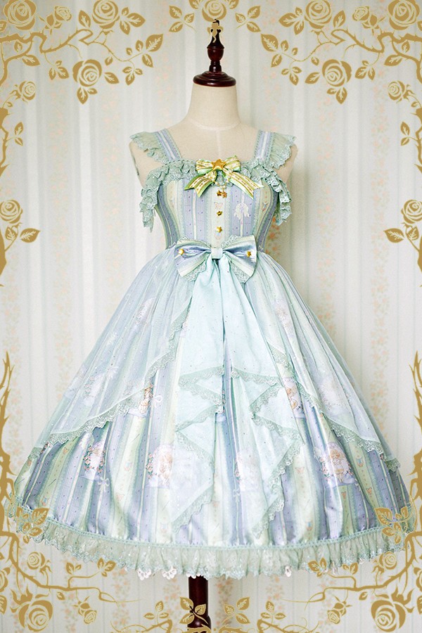 Strawberry Witch ~The Little Angel Singing Blessing Poem~ Sweet Lolita JSK -Ready Made