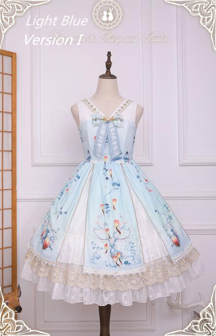 Singing of Deer Series~ Lolita Jumper Version I - Ready Made