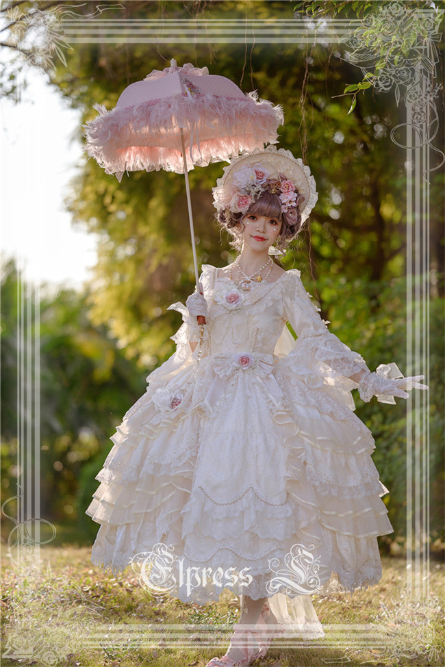 Elpress L ~Cloris Luxury Elegant Lolita OP Payment Plan Available -Ready Made