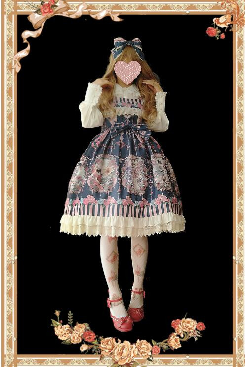 Flower Fairy~ Sweet Lolita JSK + Headbow - In Stock