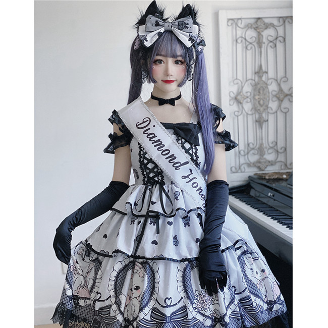 Diamond Honey ~Black Sweet Lady Kitten Lolita JSK