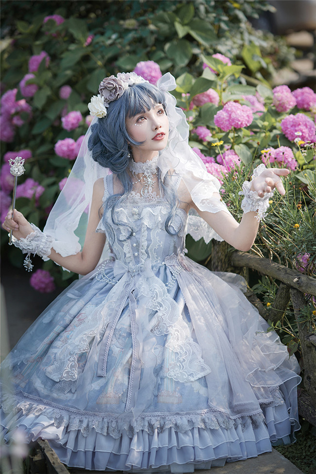 Nine Odes ~The Evening Butterfly~ Lolita JSK - In Stock