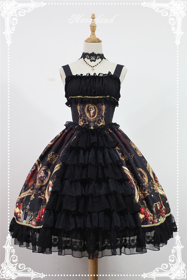 Magic Night Museum ~Lolita JSK Dress with Front Open Design
