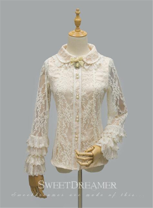 Flower Traver~ Elagant Lace Lolita Blouse