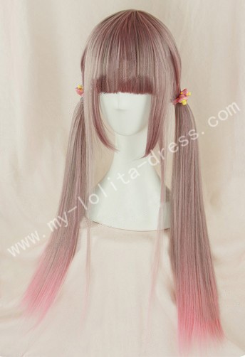 Pink brown wig clearance