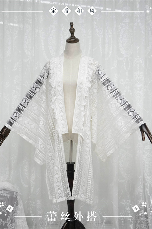 NyaNya Lolita Boutique ~Sakura In the Spring Lace Coat -Ready Made