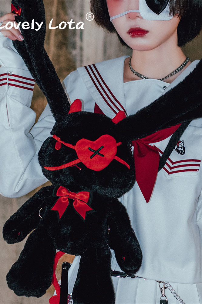 Devil Rabbit Plush Lolita Bag -Ready Made