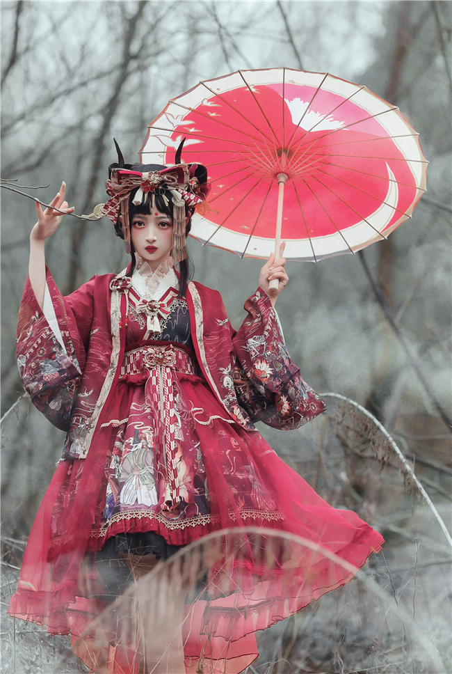 Hyakki Yak ~Qi Lolita JSK/ Fullset - Pre-order