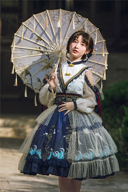 With PUJI ~Suyu Qi Lolita OP-Ready made