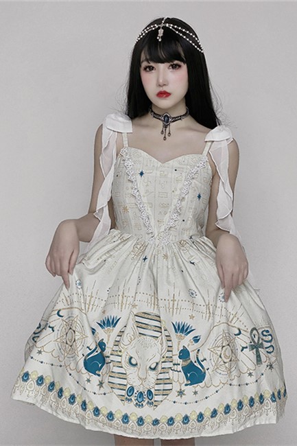 Diamond Honey ~Nile Princess Egyptian Cat~ Lolita JSK