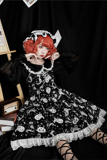 Annie Parcel ~Diamond Star Meow~ Lolita JSK