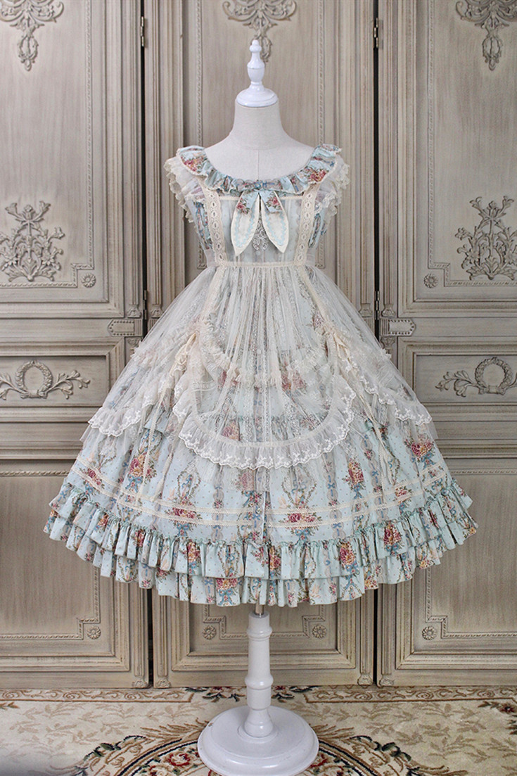 Alice Girl ~Flower Wall Elegant Lolita JSK -Pre-order