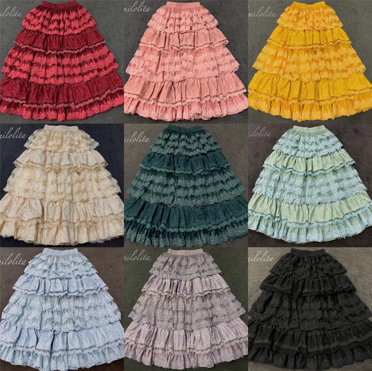 Culumi Lolita ~ Multilayer Vintage Underskirt/Petticoat