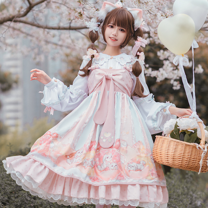 Doggie Donuts Daily Wear Lolita JSK + Blouse