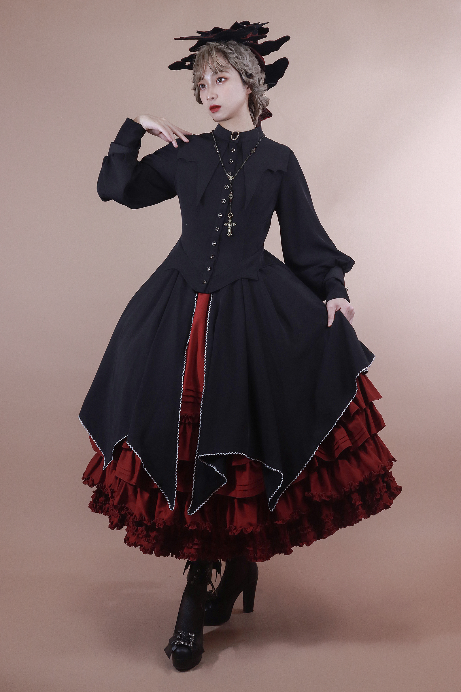 Little Dipper ~Little Bat Halloween Lolita Shirt Dress -Pre-order