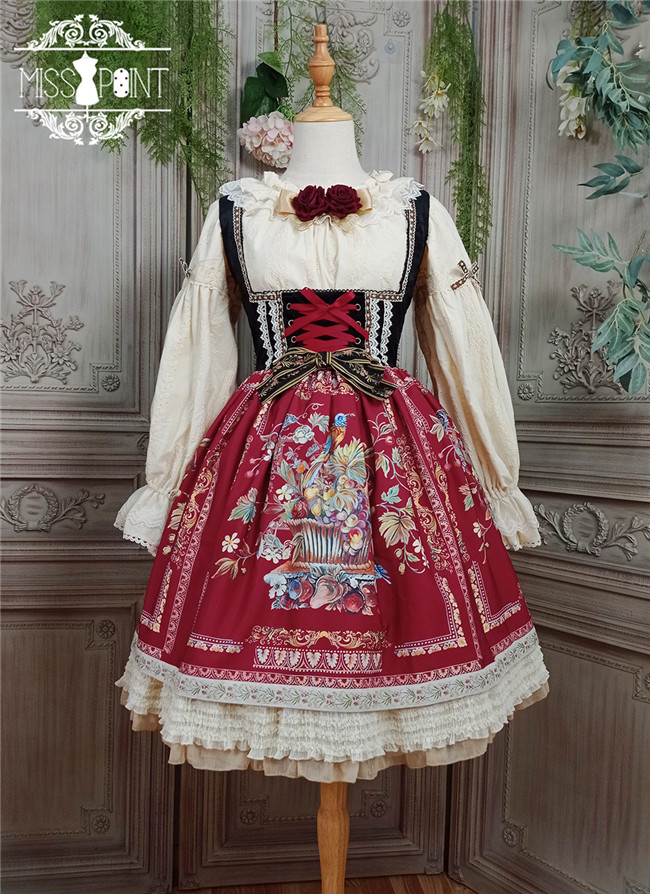 Miss Point ~The Song of Harvest Vintage Corset Lolita JSK -Pre-order