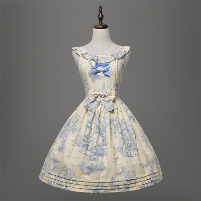 Magic Tea Party ~Celia's Journey Printed Lolita JSK -Pre-order