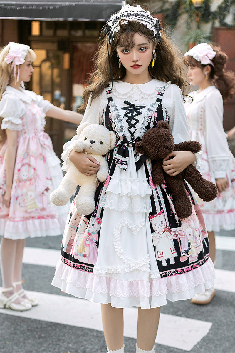 Cat Tea Party Sweet Lolita JSK