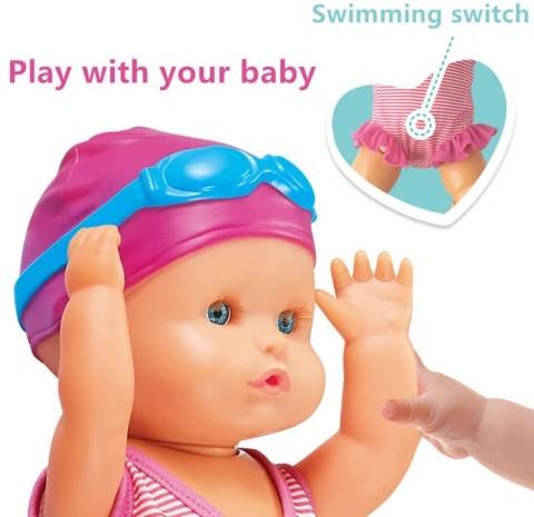 the swimming doll
