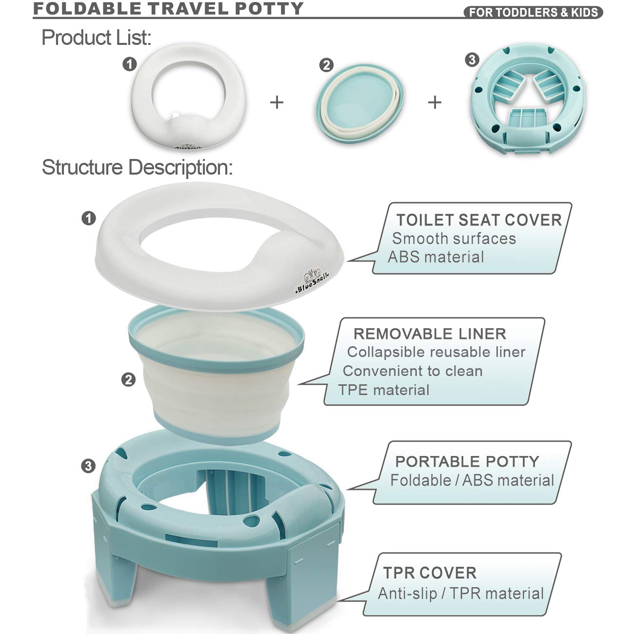 foldable travel potty
