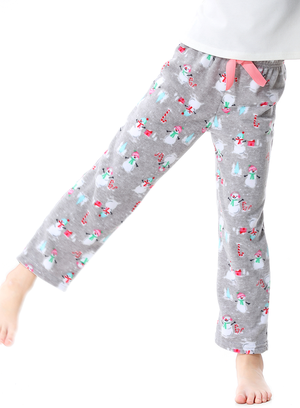OLEH-OLEH Little Kid and Toddler Boy/’s Pajama Pants Soft Casual Loose Fleece Lounge Bottoms