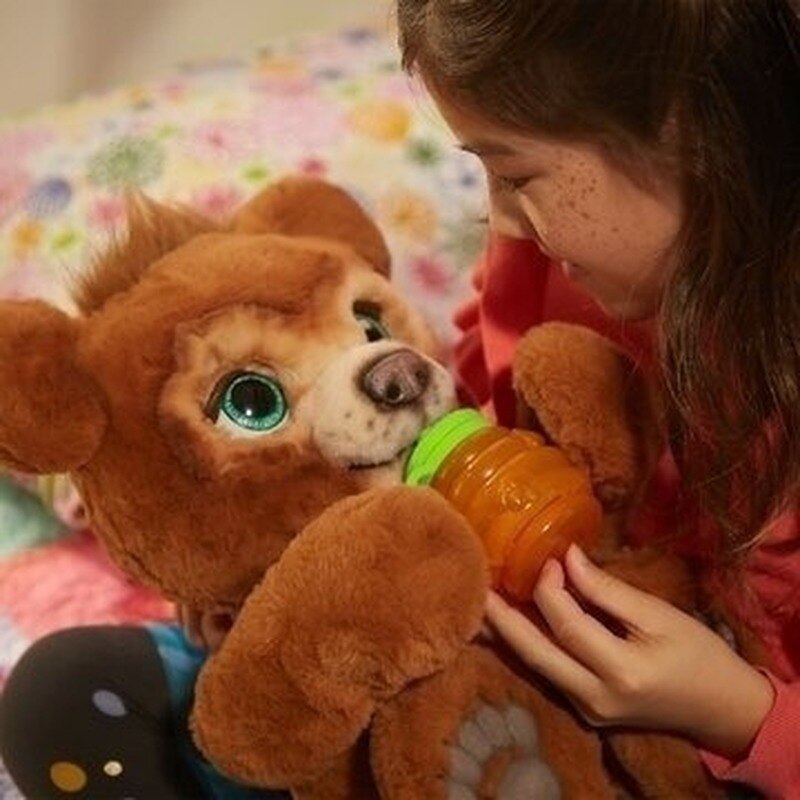 curious bear interactive toy