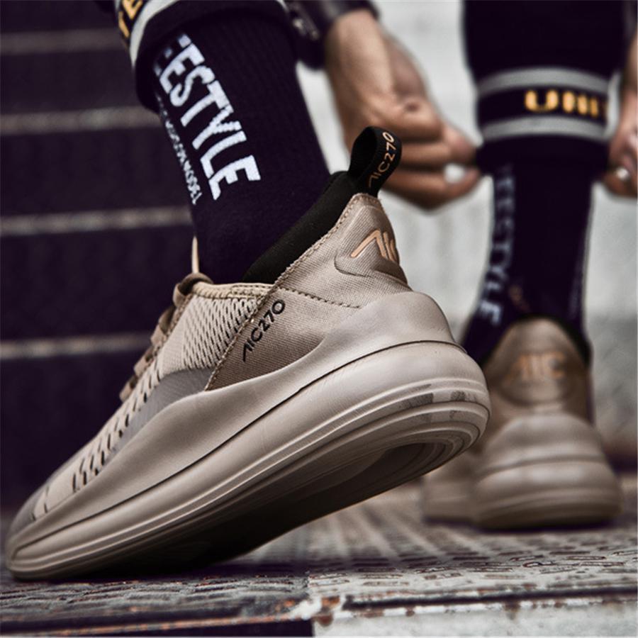 men's casual platform versatile trend sneakers