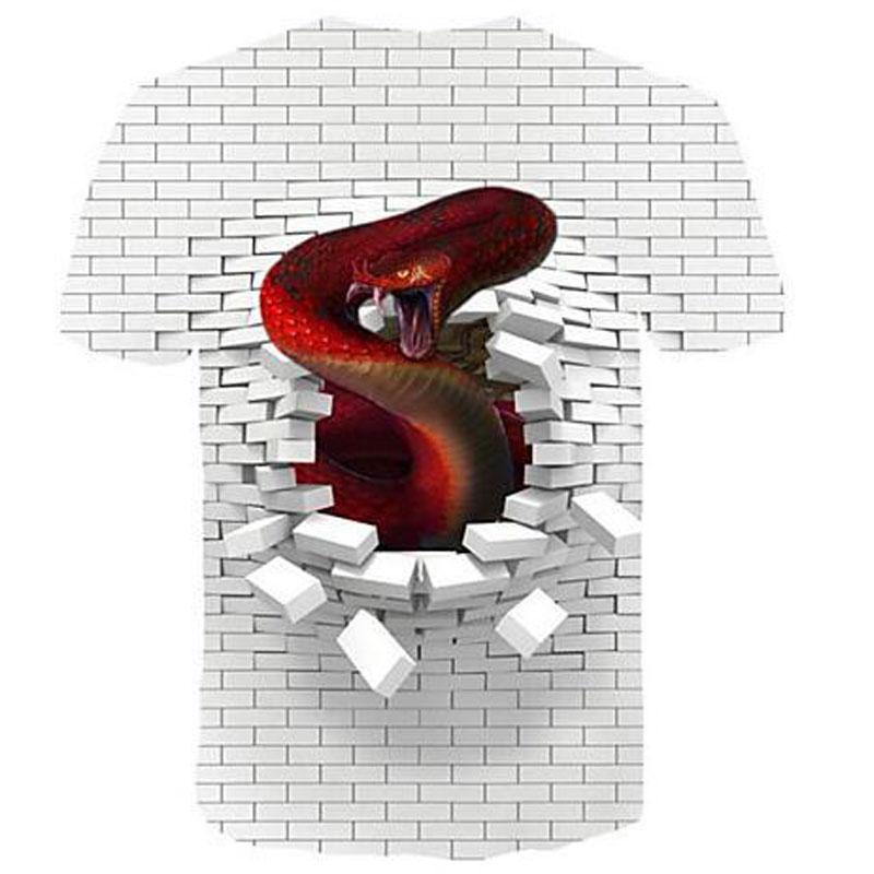 US$ 20.99 - Big and Tall 3D Pink Floyd The Wall and Snake Print Men T-shirt  Tee Tops - www.joymanmall.com