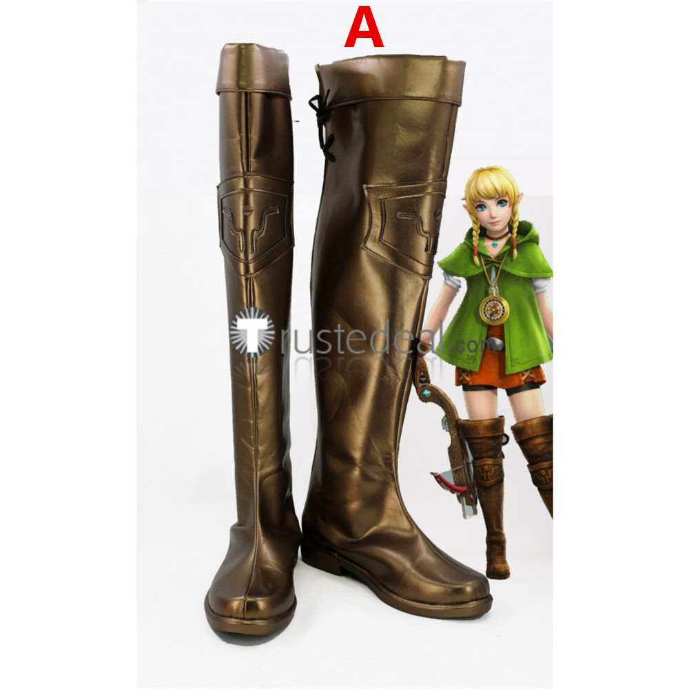 Whirl Cosplay Boots Shoes for The Legend of Zelda Link 