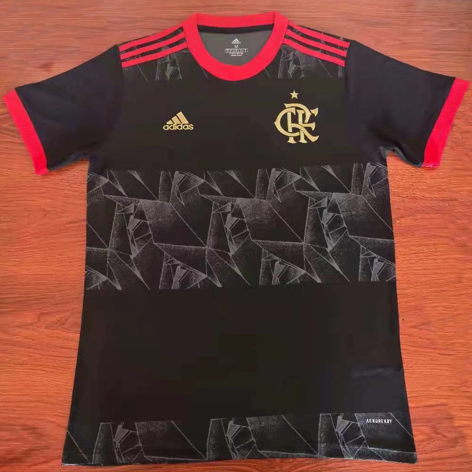 Libertadores 3 patch Full sponsor Flamengo 2020 third Soccer Jersey 