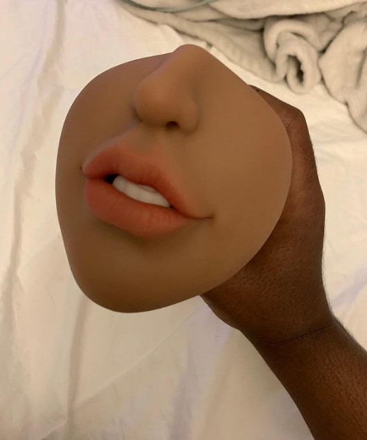 [Hot Sale] 6.3 Tanned Mouth Blowjob Masturbator Stroker photo review