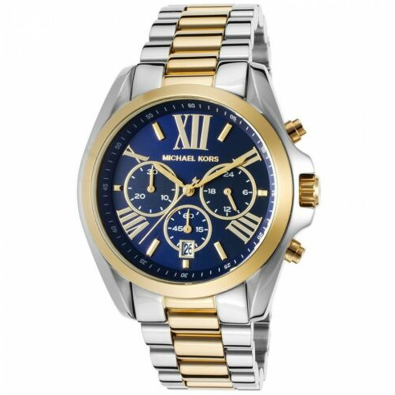 US$ 316.66 - Michael Kors Bradshaw MK5976 Blue Dial Lady's Watch -  www.guccr.com