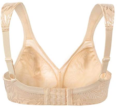 Details about   Wingslove Women's Full Coverage Non Padded Comfort Minimizer Wire-Free Bra Plus