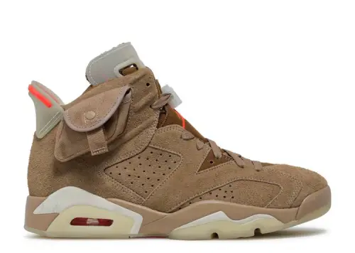 Travis Scott X Air Jordan 6 Retro “British Khaki” (A1)