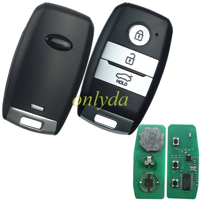 Smart Keyless Go Remote Key With 3 Buttons 433MHz NCF2952x Chip ForKia