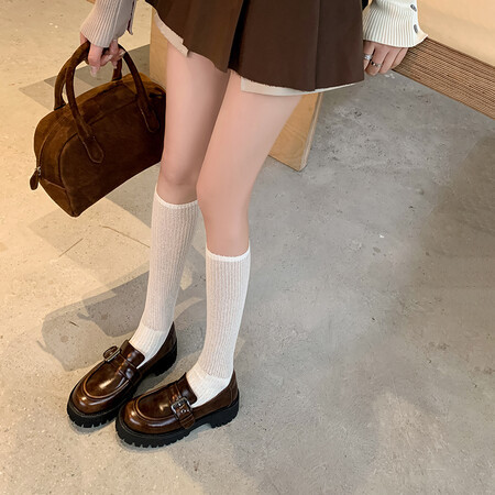 新款乐福鞋 里外全皮