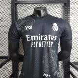 2024/2025 Player Version Real Madrid Y-3 Special Edition Black Football Shirt