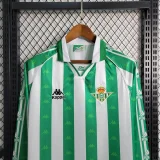1995/1997 Retro Long Sleeve Real Betis Home Football Shirt