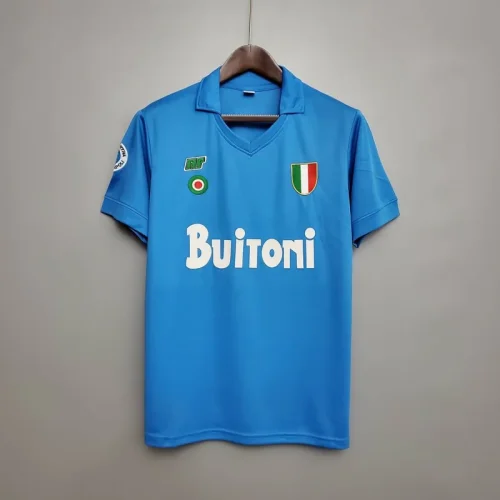 1987/1988 Retro Napoli Home Football Shirt