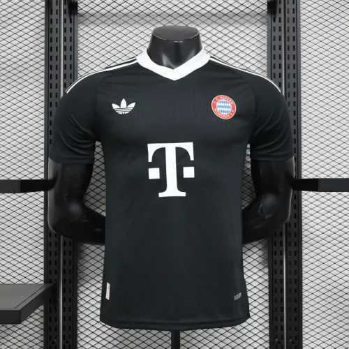 2024/2025 Players Edition Bayern Goalkeeper Black Football Jersey