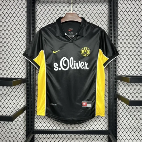 1:1 copy top quality 1998/2000 Retro Dortmund Away Football Shirt