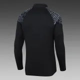 2023/2024 Dortmund Half-Pull Training Suit Black Football Shir