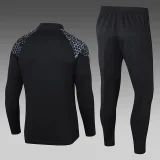 2023/2024 Dortmund Half-Pull Training Suit Black Football Shir