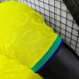 1:1 copy top quality 2022 Player Version Brazil Home Football Shirt