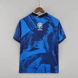 2022 Brazil Classic Blue Football Shirt