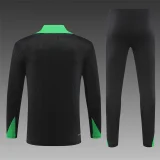 2024/2025 Player Edition Brazil Pre-Match Jersey Black Football Jersey