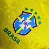 1:1 copy top quality 2022 Player Version Brazil Home Football Shirt