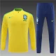 2024/2025 Player Edition Brazil Prematch Yellow Football Jersey